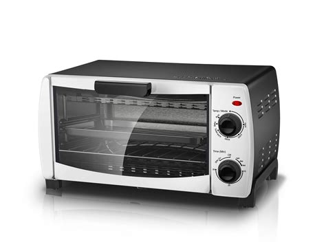 White Toaster Oven 4 Slice 12 Litre With Pan And Baking Rack Kitchen