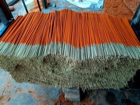 Incense Sticks Bamboo Orange Raw Agarbatti 12 Inch For Anti Odour At