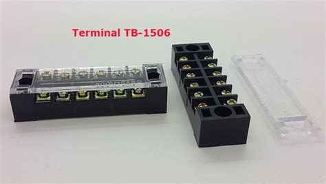 Jual TERMINAL BLOCK TYPE TB 1506 2x6 15A 1 Set Isi 2 Pcs Di Lapak