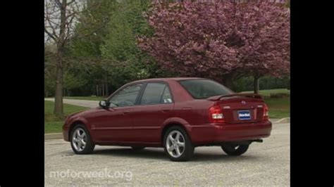 Motorweek Mazda Protege Road Test Youtube