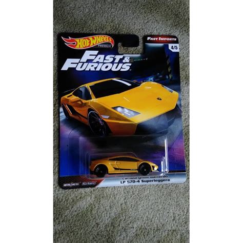 Hot Wheels Premium Fast Furious Lamborghini Gallardo Lp Superleggera Fast Imports