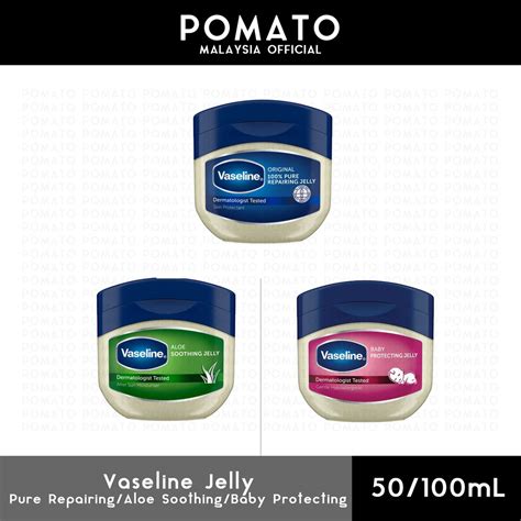 Vaseline Original 100 Petroleum Jelly Aloe Soothing Jelly Baby