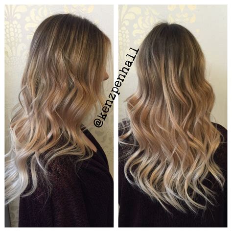Blonde balayage ombre | Blonde ombre balayage, Blonde balayage, Long ...