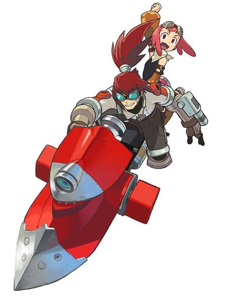 Barrett And Aero Characters And Art Mega Man Legends 3 Mega Man Art Character Art Mega Man