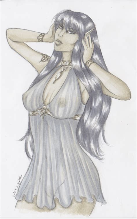 Copic Sketch Elf Lady By Yako Hentai Foundry