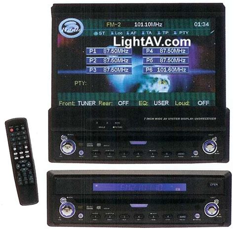 Farenheit In Dash LCD DVD Players LightAV 877 390 1599 Farenheit