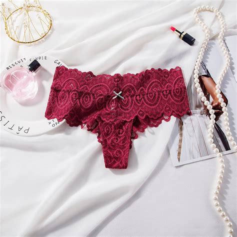 ZXYOUPING Lace Panty For Women T Back Panty Lingerie Set High Waist Panty For Women Thongs For