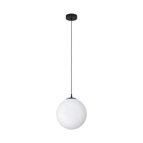 Rondo 3 pendant light, Ø 30 cm, black | Lights.co.uk