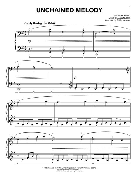 Unchained Melody Classical Version Arr Phillip Keveren By The