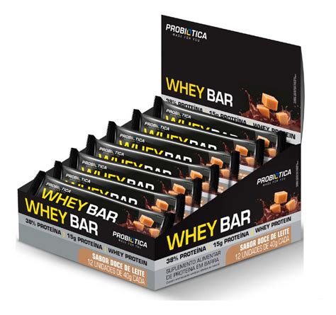 Whey Bar Low Carb Unidades Barra De Prote Na Probiotica