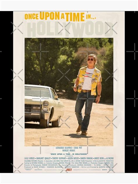 "Brad Pitt As Cliff Booth Vintage" Poster for Sale by JohnSheila7 ...