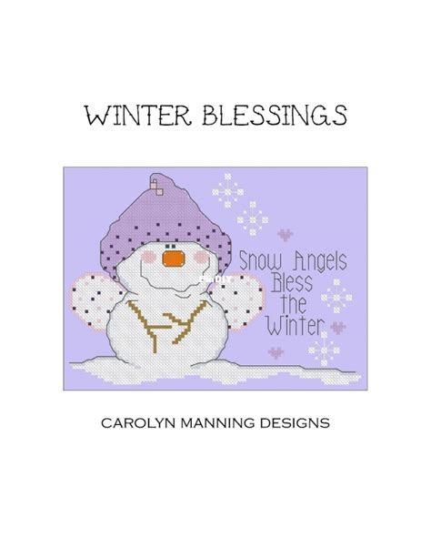 CM Designs Winter Blessings By Carolyn Manning Cross Stitch