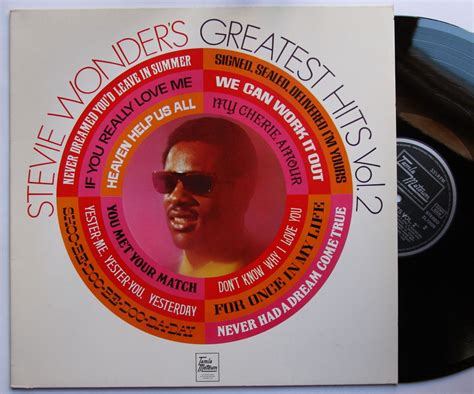 Stevie Wonder Greatest Hits Records Lps Vinyl And Cds Musicstack