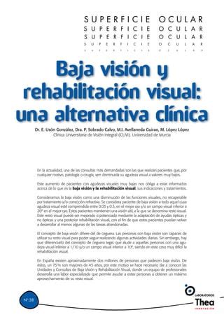 Baja Vision Y Rehabilitacion Una Alternativa Clinica PDF