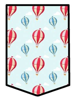 LET S GET CARRIED AWAY WITH MATH Hot Air Balloon Welcome Back To School B