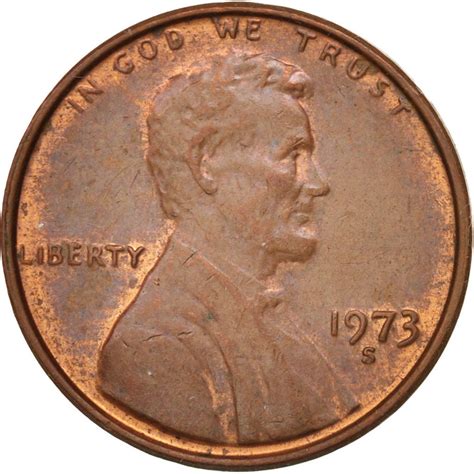 One Cent 1973 Lincoln Memorial Coin From United States Online Coin Club