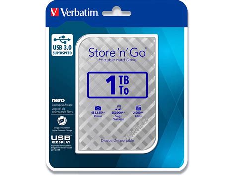 Køb HDD 2 5 USB 3 0 1 TB Verbatim Store N Go hos Kontor Syd