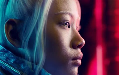 Wallpaper Girl Blonde Asian Cyberpunk For Mobile And Desktop Section Hi Tech Resolution