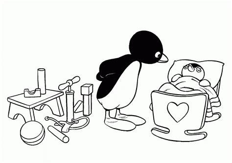 Desenhos Para Colorir Pinguins - 7