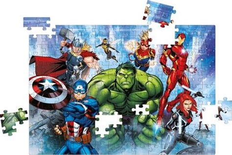 Marvel Puslespil Avengers Super Color Clementoni 180 Brikker