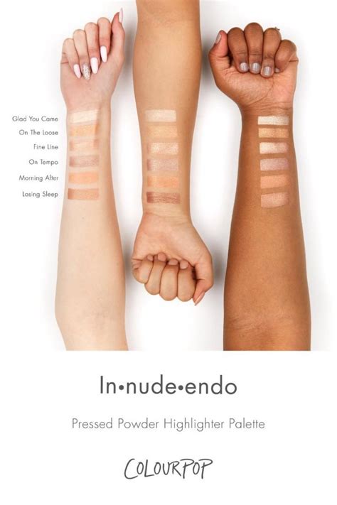 Colourpop In Nude Endo Highlighting Palette Beauty Personal Care Face Makeup On Carousell