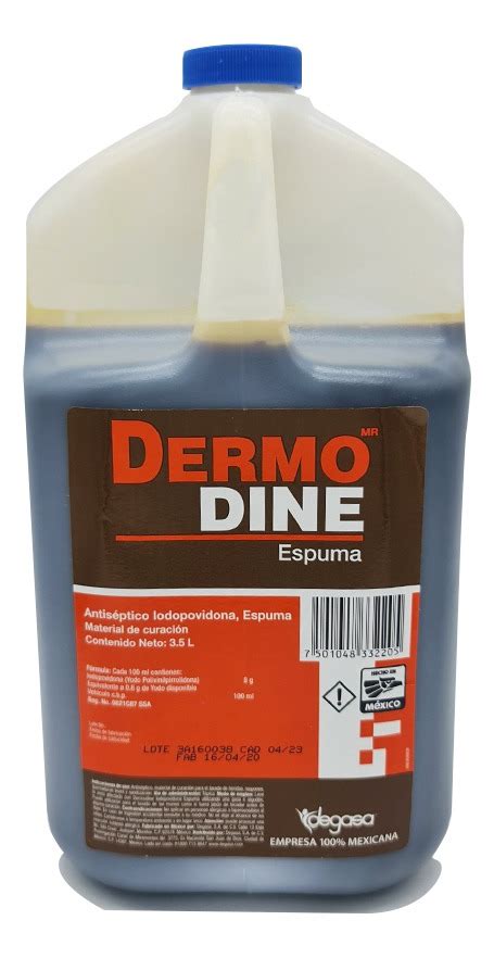 Yodo Dermodine Espuma Litros Env O Gratis