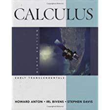 Calculus Early Transcendentals By Anton Howard Bivens Irl C Davis