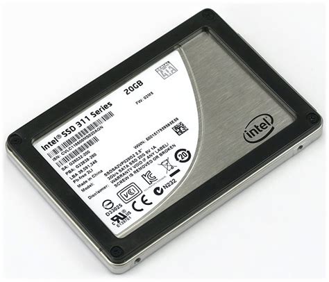 2,5" Intel SSD 311 20GB SATA SSDSA2VP020G2 Solid State Drive NEU ...