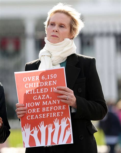 Sex And The City Star Cynthia Nixon Joins Five Politicians In Hunger Strike Over Gaza War The