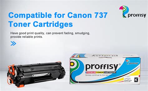 Proffisy 737 Toner Cartridge For Canon 737 Toner Cartridge Compatible