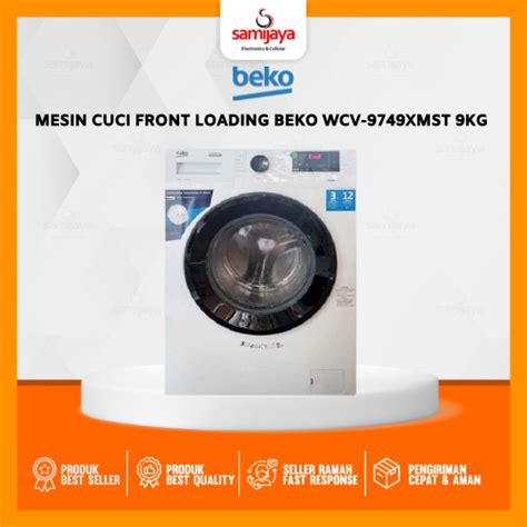 Jual Mesin Cuci Bukaan Depan Front Loading Beko Wwcv Xmst Wcv