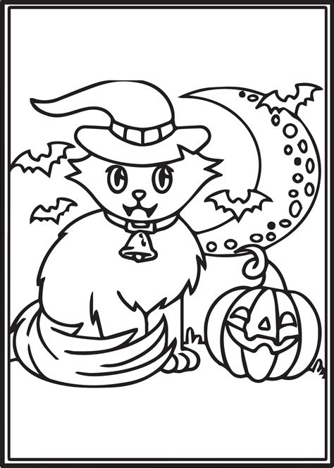 color in halloween pictures 2
