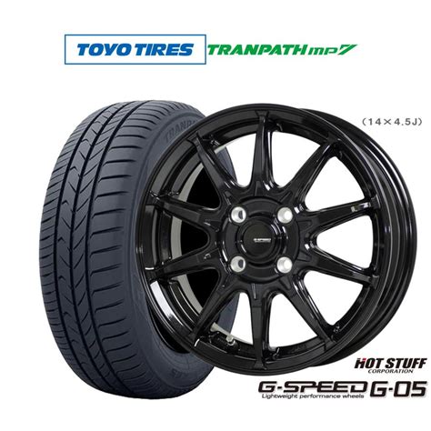HOT STUFF サマータイヤ ホイール 本セット ホットスタッフ G speed G トーヨータイヤ トランパス TRANPATH mp R カーポートマルゼン