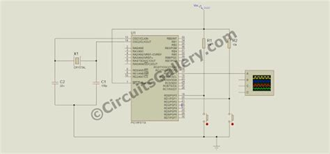 Simple Generating Pulse Width Modulation Using PIC Microcontroller