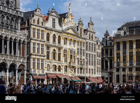 Brüssel Grand Place Grote Markt Brussels Grand Place Grote Stock