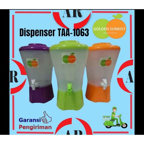 Jual Dispenser Air Tempat Air Minum Golden Sunkist Taa Liter