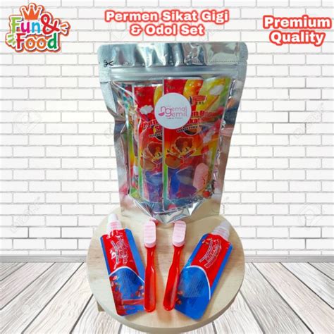Candy Toothbrush And Toothpaste Unique Candy Set Viral Premium Quality