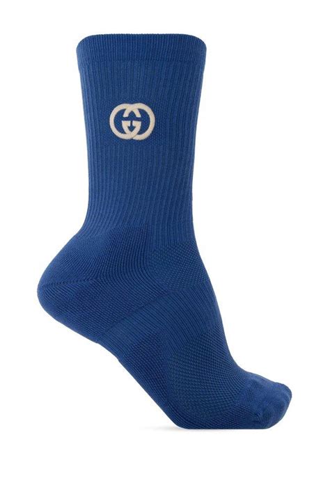 Gucci Socks With Logo in Blue for Men | Lyst