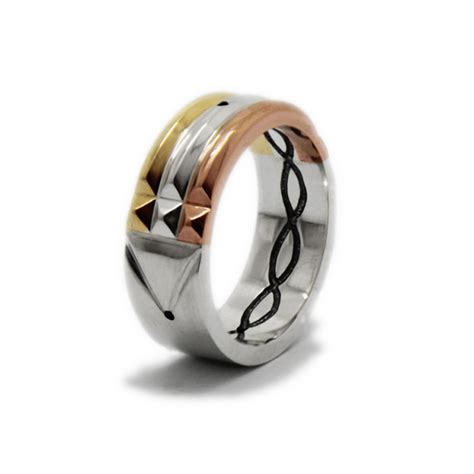 Atlantis Ring in Gold, Silver and Rose Gold (special width: 8mm) | Buy ...