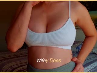 MILF Hot Lingerie Big Tits In White Sports Bra Pornhub