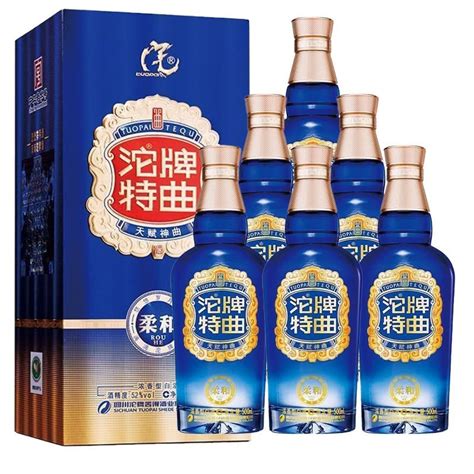 52°度沱牌舍得沱牌特曲柔和52度瓶浓香型白酒礼盒装500ml6【整箱】优惠【价格 品牌 图片 评论】 酒仙网