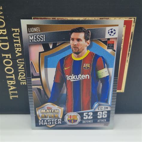 Lionel Messi Match Attax Master Topps Match Attax 2020 Soccer Card