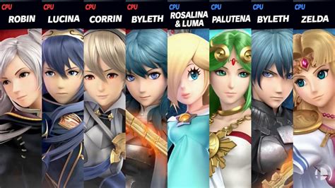 Super Smash Bros Ultimate Team Robin F Vs Team Rosalina Youtube