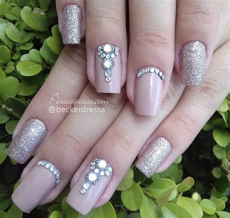 UNHAS DECORADAS NUDE Ideias Fotos E Passos