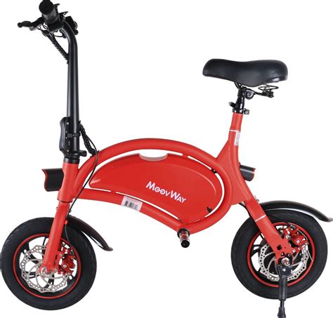 Bol MoovWay Elektrische Fiets Rood E Bike Met CRUISE CONTROL