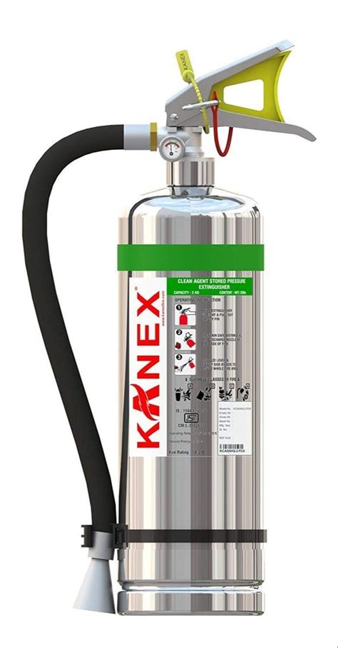 Kanex Clean Agent Fire Extinguishers Ss Body Ul Listed Non Magnetic