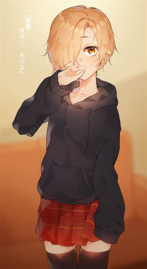 Blonde R Femboy Anime