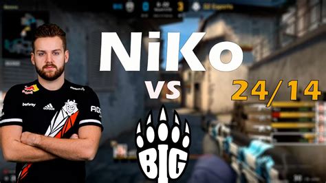 CS GO POV Demo G2 NiKo 24 14 Vs BIG De Inferno BLAST Premier