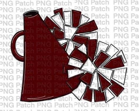 Cheer Megaphone Cheerleading Ts Cheer Buckets School Spirit