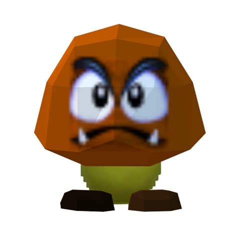 File Goomba Model Sm64 Png Super Mario Wiki The Mario Encyclopedia